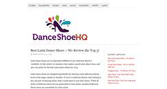 Desktop Screenshot of danceshoehq.com