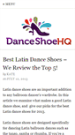 Mobile Screenshot of danceshoehq.com