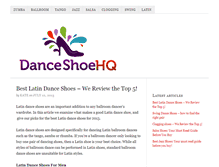 Tablet Screenshot of danceshoehq.com